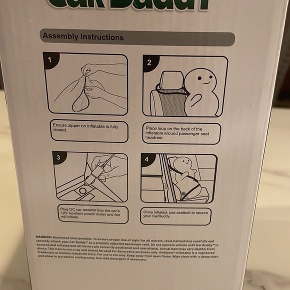 NEW in Box Airblown Christmas Inflatable Reindeer Car Buddy - Picture 7 of 7